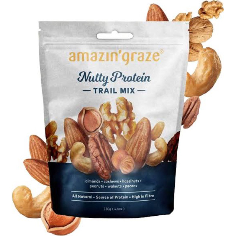 amazin’graze nuts protein/ berry trail mix/pandan coconut/coconut curry lime nuts 130g. fl ถั่วรวมอบ ใบเตย/ รสเผ็ด ราคา ถูกที่สุด ดีลบีเคเค แกลเลอรีภาพที่ 3