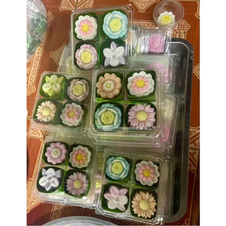 DEDEE กล่องเบเกอรี 4ช่องใส DD-44 Lock ล็อคได้ ยกลัง(800ใบ) สำหรับใส่อาหาร ใส่ขนม