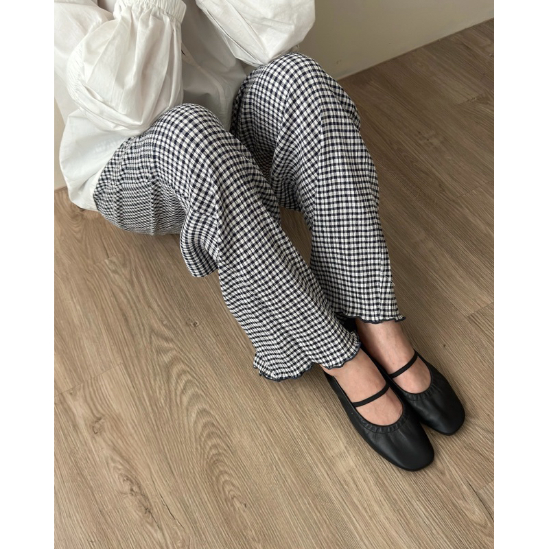 FADTHINGS : Gingham pleated pants 🐭🫶🏻