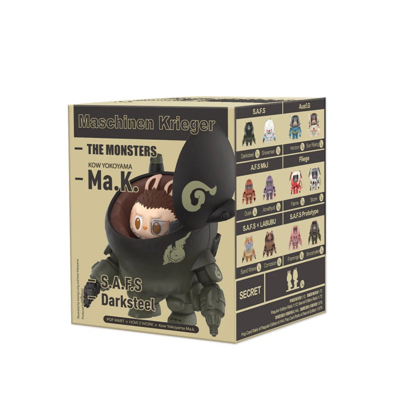 (Live/วีดิโอลด100฿) The Monsters x Kow Yokoyama Ma.K. Series : Pop Mart Blind Box Labubu