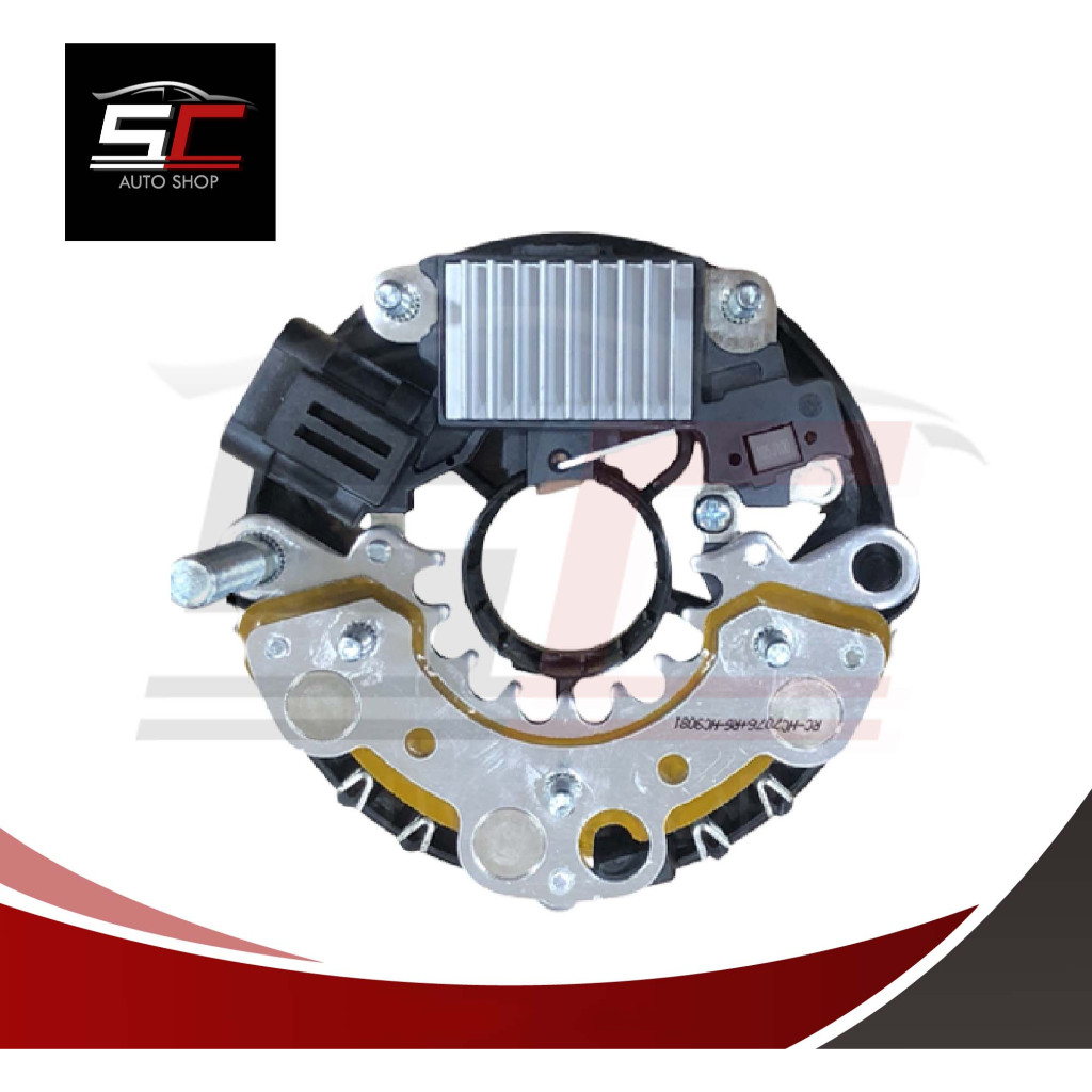 แผงไดโอด ไดชาร์จ นิสสัน NISSAN FRONTIER (ฟรอนเทียร์) เครื่องยนต์ TD27 [พร้อมคัทเอ้าท์+ซองถ่าน] 70A