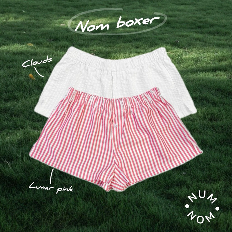 ใหม่ Nom boxer กางเกงขาสั้นผู้หญิงสุดน่ารัก