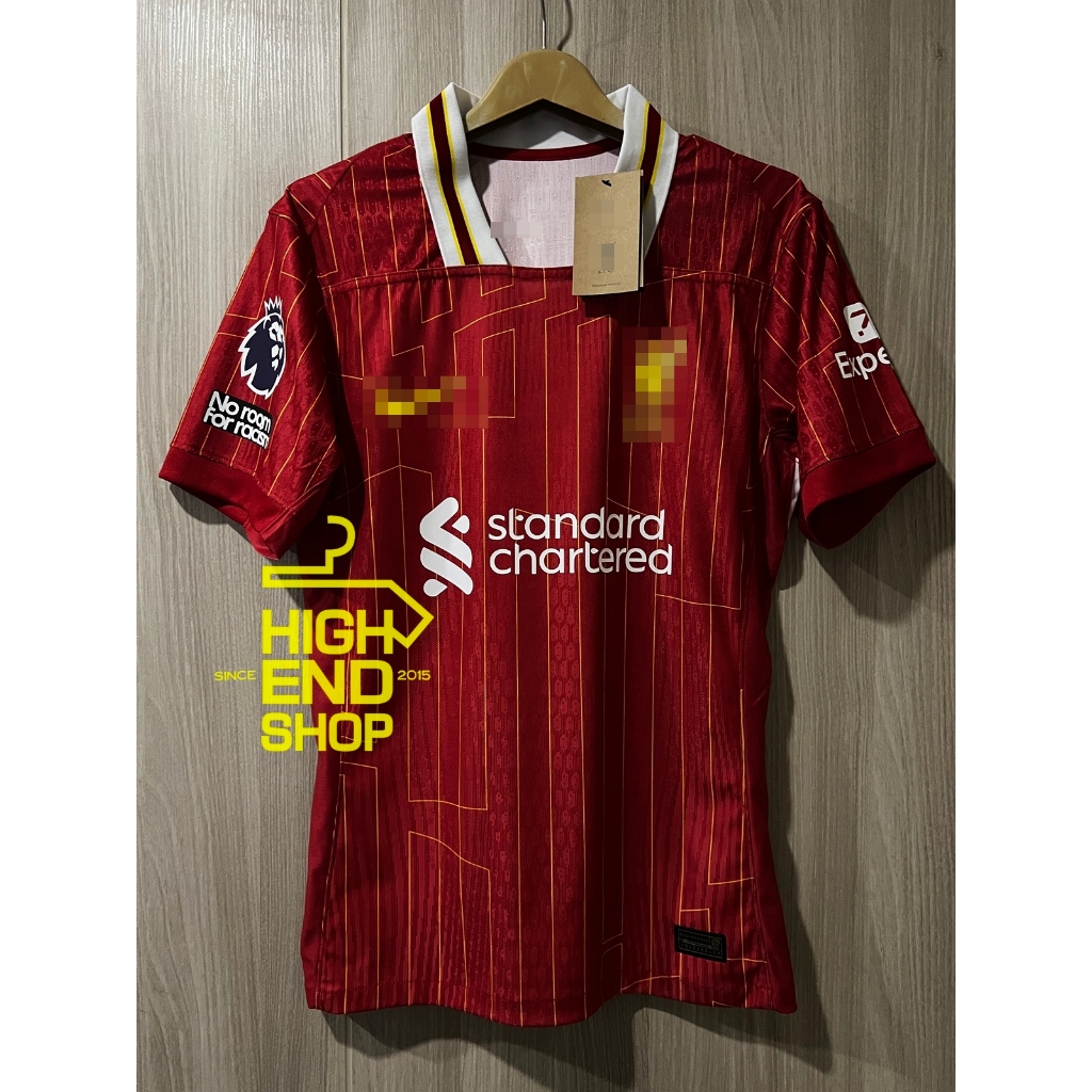ใหม่ล่าสุด!! 2024/25 เสื้อบอล เกรด Player ลิวพูล Home เหย้า เสื้อเปล่า หรือ พร้อมอามและเบอร์ชื่อ