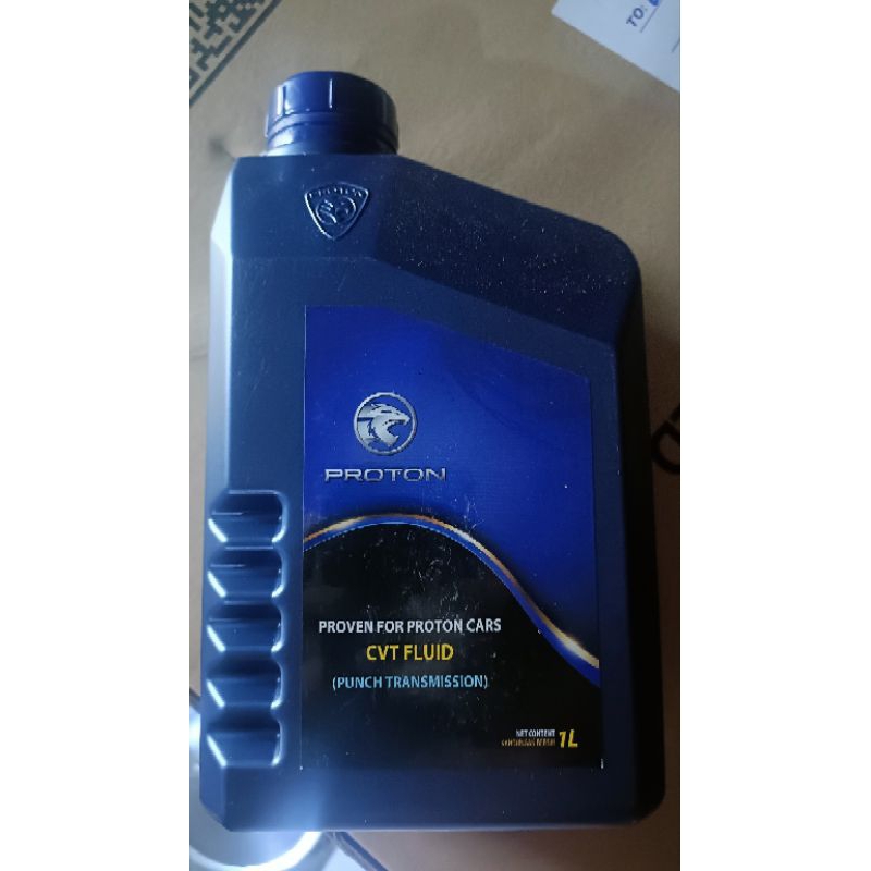 น้ำมันเกียร์CVT​ โปรตอนแท้ขนาด​ 1​ ลิตร