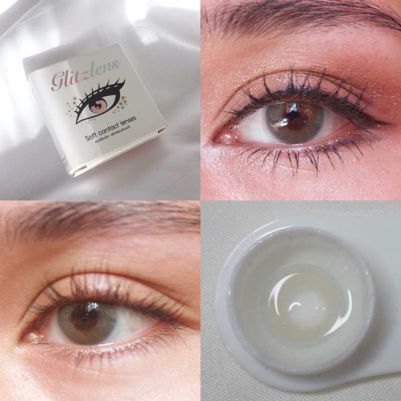 คอนแทคเลนส์ glitzlens Glitzlens neth color : gray dia 14.0 เลนส์นิ่มใส่สบาย แต่งหน้าง่าย ของแท้