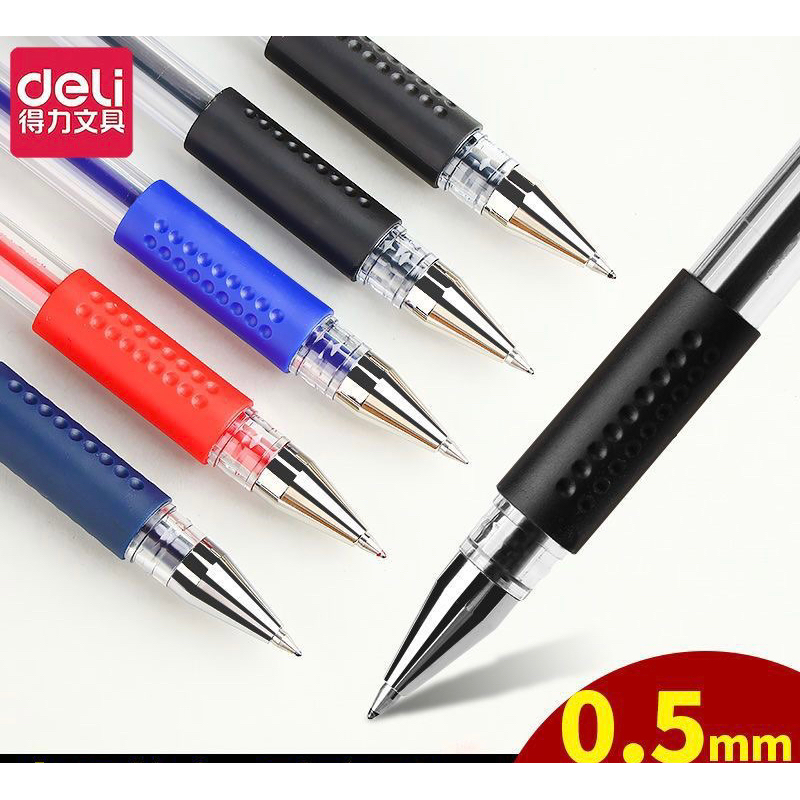 ปากกาเจล Deli 0.5 mm