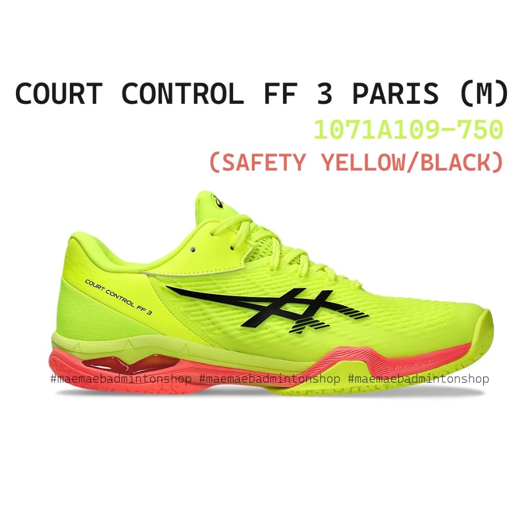 รองเท้าแบดมินตัน ASICS COURT CONTROL FF 3 PARIS (MEN'S)