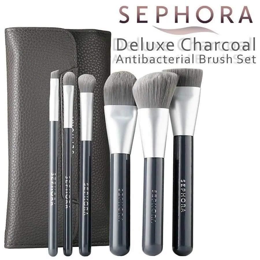 Sephora Deluxe Charcoal Brush Set*พร้อมส่ง*