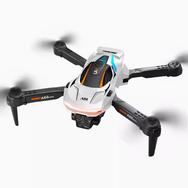 🔥 🔥ใหม่ A88 มินิ Drone UAV 4K 8K HD ถ่ายภาพกล้องคู่ 360 °กล้อง WIFI รีโมทคอนโทรล พับตัวเครื่อง Drone