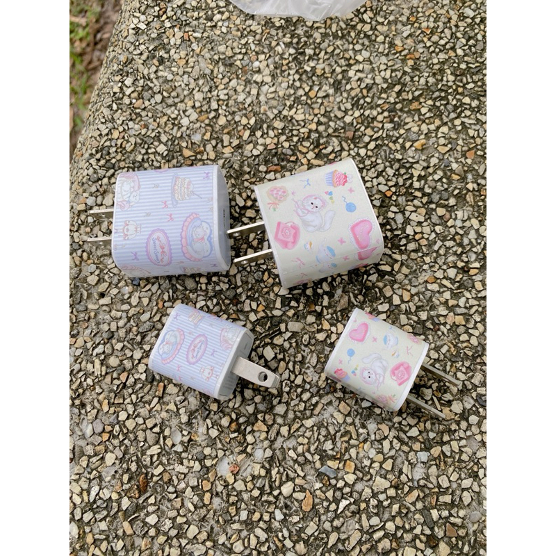 พร้อมส่ง สติ๊กเกอร์ติดหัวชาร์จ Charger Sticker 20w/5w