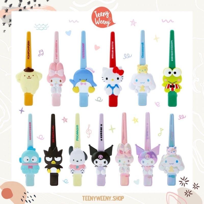 กิ๊บปากเป็ดซานริโอ้ กิ๊บหนีบผมตัวยาว Sanrio Hair clips