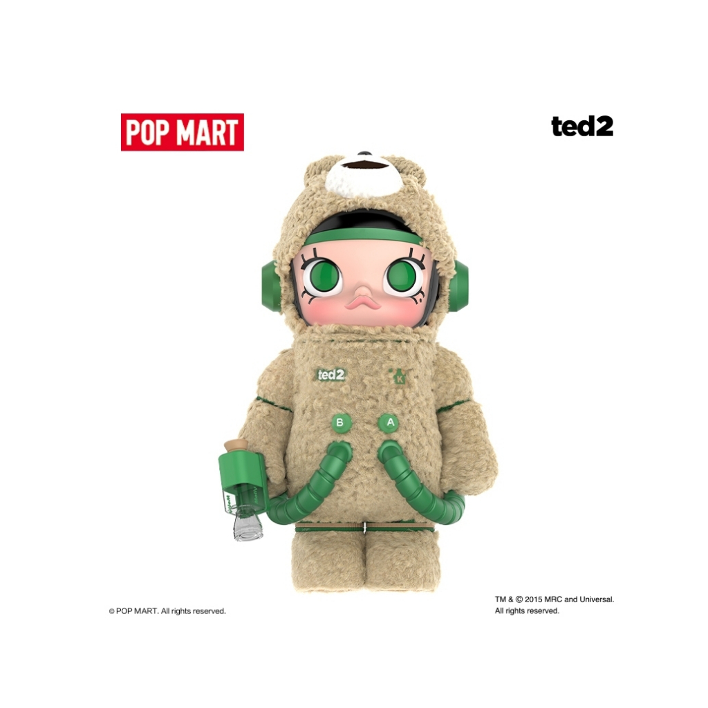 Pop mart Mega Space Molly Ted 2 400%