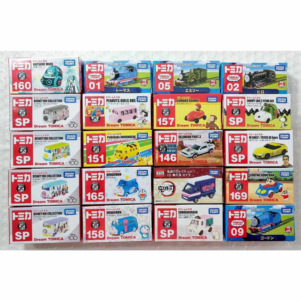 A2 รถโทมิก้าขนาดเล็ก Diecast Car Tomica Dream tomica Initial D Snoopy ชินจัง โดราเอมอน
