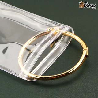 ถุงซิปเนื้อ PVC สำหรับใส่เครื่องประดับ จิวเวอรี่ (แพ็ค 50 ใบ)