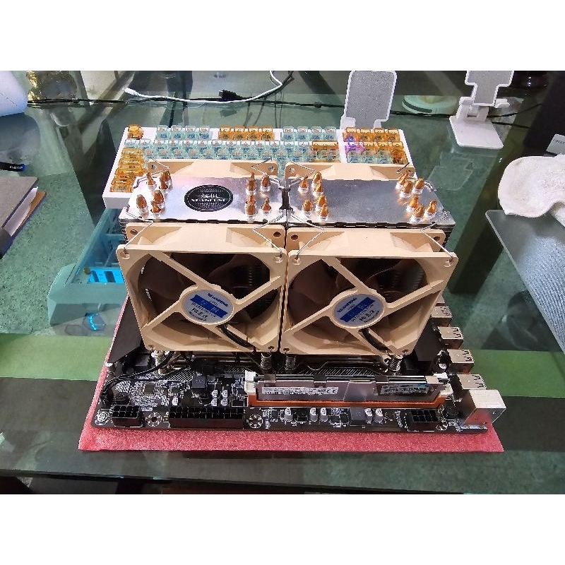 <ของพร้อมส่ง>ชุด 2CPU DUAL CPU MBเมนบอร์ด X79Dual พร้อม CPU Intel Xeon E5-2696V2 X2 24C/48T RAM ECC 