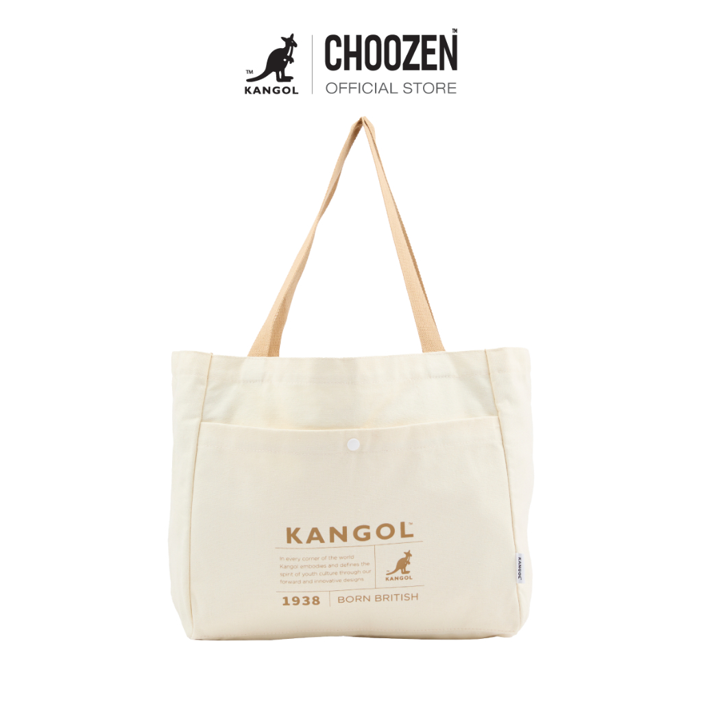KANGOL Bag กระเป๋าผ้าถือ สีเบจ 63553780