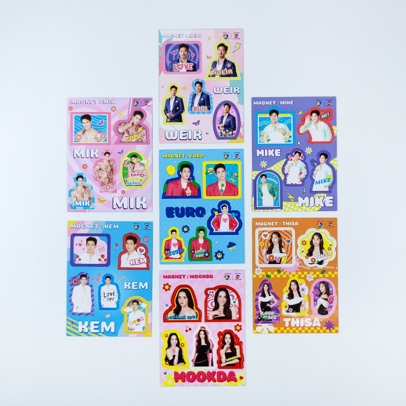 แม่เหล็กติดตู้เย็นรูปดารา CH7HD