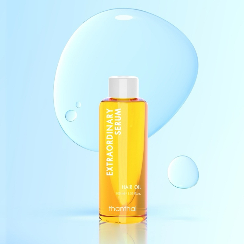 เซรั่มออยล์บำรุงเส้นผม เคลือบเงาผม EXTRAORDINARY SERUM HAIR OIL by THANTHAI