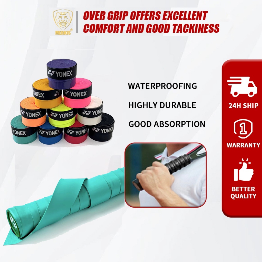 ซื้อ 🥇Grip AC102EX เทปพันด้ามไม้แบด ไม่มีแกน กริ๊ปพันไม้แบดป้องกันลื่น แบบเรียบ อย่างดี ที่พันด้ามไม้แบด กริปพันไม้