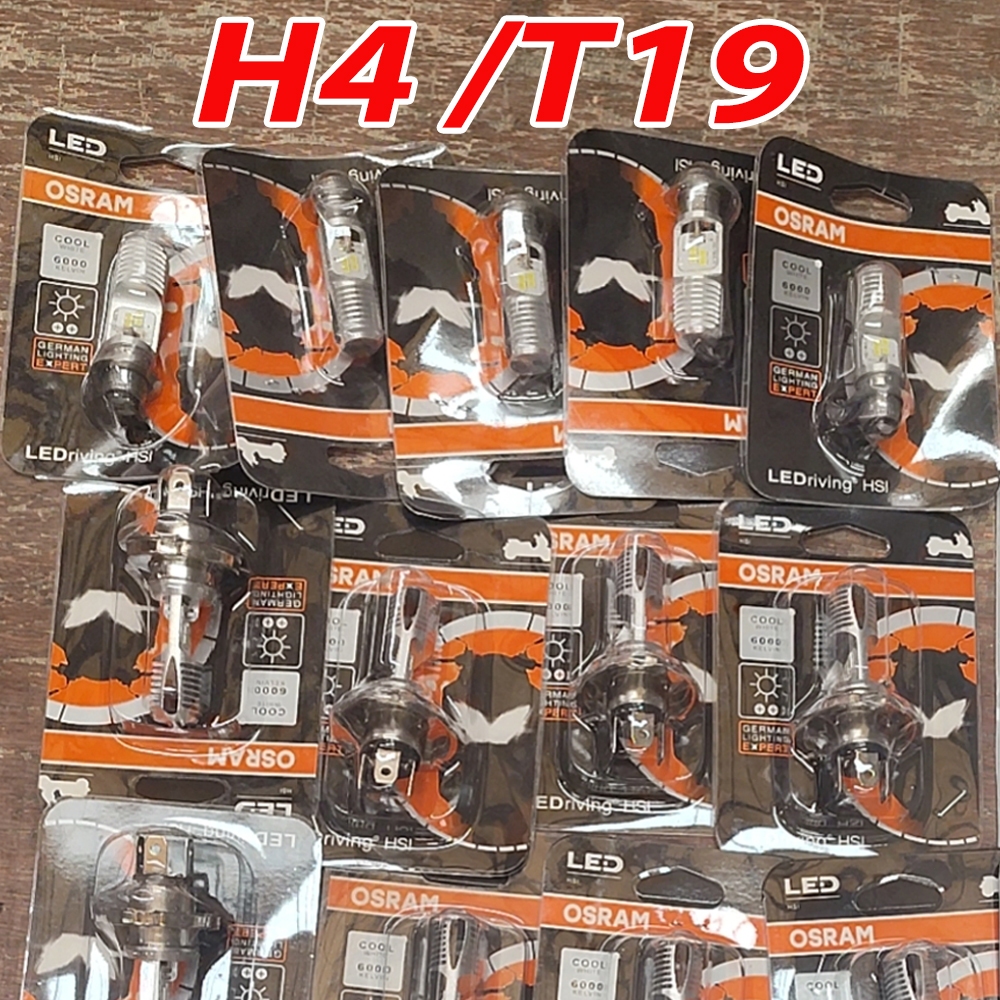 หลอดไฟ LED สำหรับไฟหน้ารถจักรยานยนต์ T19 (EX5/LAGENDA/Y125Z/Y100/Y110) HS1 H4 (LC135 V4 V5 V6 Y15 ZR