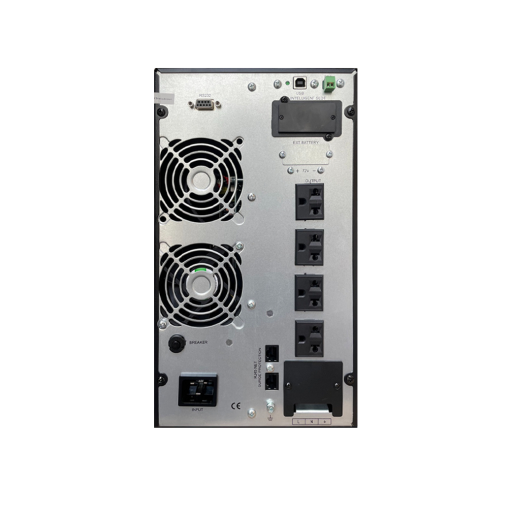 TRUE ONLINE UPS : ZC-MPIII 3000VA/2700W Tower type ZIRCON เพียวซายน์100% สำหรับเครื่องเวิร์ฟเวอร์, RIG, PSU80+ ประกัน2ปี