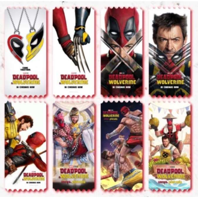 Collectible การ์ดวิบวับSF จากหนัง เดดพูล & วูล์ฟเวอรีน Deadpool & Wolverine มี 8 ลาย แยกได้ทุกใบ สวยมากกก น่าสะสมสุดๆ
