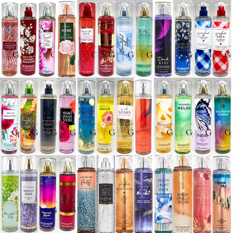 BBW#1 MIST bath & body works fragrance mist สเปรย์น้ำหอมฉีดตัว 236 ml ขนาดใหญ่