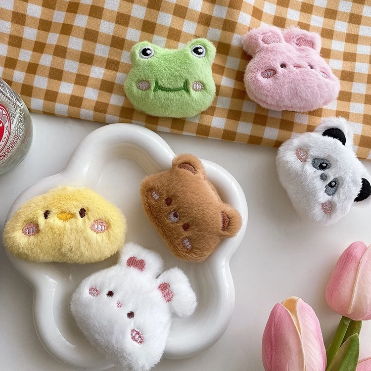เข็มกลัดตุ๊กตาหมี กบ แมว กระต่าย สำหรับตกแต่งกระเป๋า DIY thumbnail 5