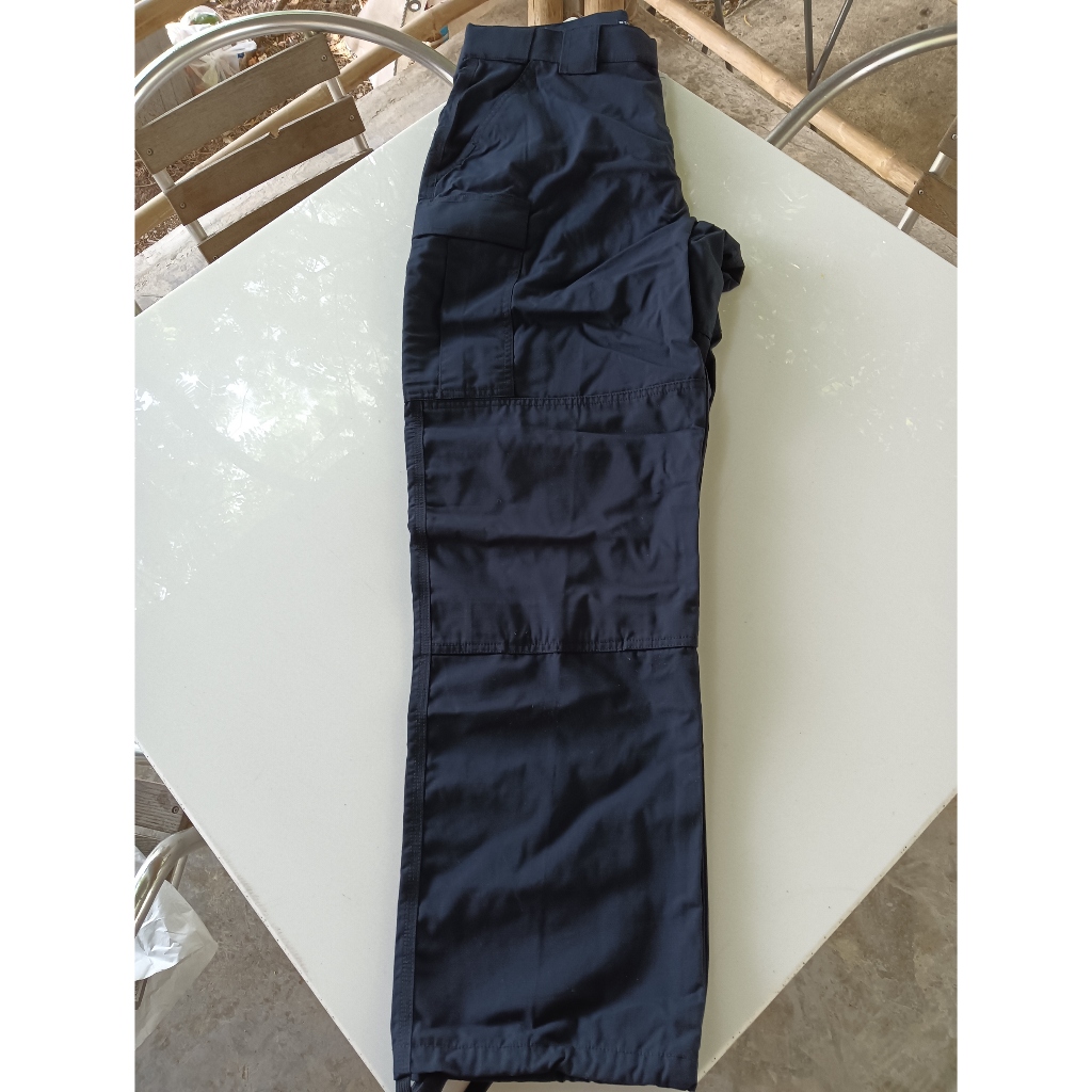 กางเกงยุทธวิธี กางเกงคาร์โก้ ของ 5.11 Tactical Series สีกรมท่า ผ้าเนื้อตาราง