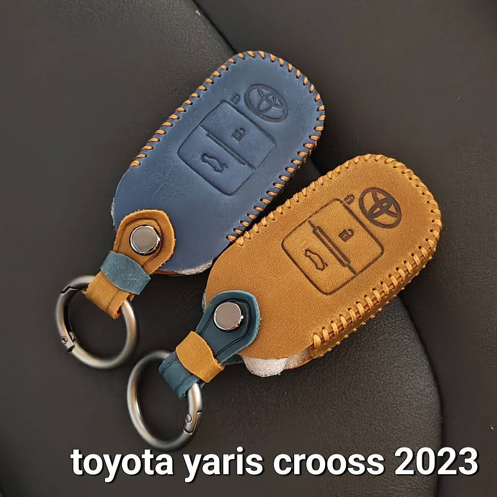 ซองหนังกุญแจรถ สำหรับ Toyota Yaris Cross 2023 ซองหนังพรี่เมี่ยม Yaris