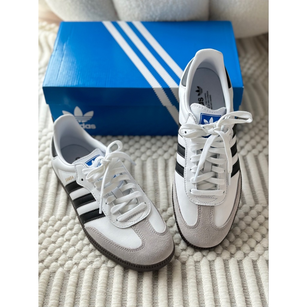 ❤ ของแท้100% รองเท้าผ้าใบ❤ ADIDAS ORIGINALS SAMBA OG B75806.B75807.ID2055.ID0478.IG5932.IE5836.IG1024.IG1025 sneakers