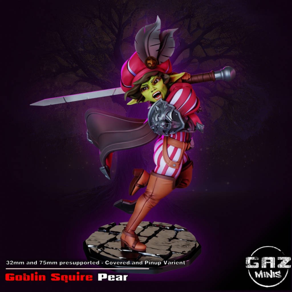 Goblin Squire Pear 32/75mm NSFW