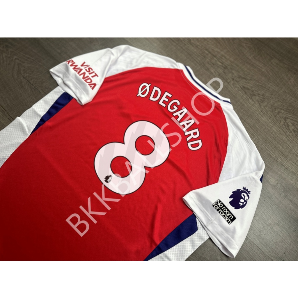 เสื้อฟุตบอล อาร์เซน่อล Home เหย้า 2024/25 อาร์ม EPL 7 SAKA 8 ODEGAARD 9 G.JESUS 11 MARTINELLI 41 RICE