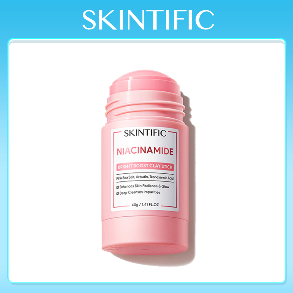 【New】SKINTIFIC Mud Mask Stick สำหรับฟื้นฟูผิวหน้าชั้นดี มี Niacinamide 40g