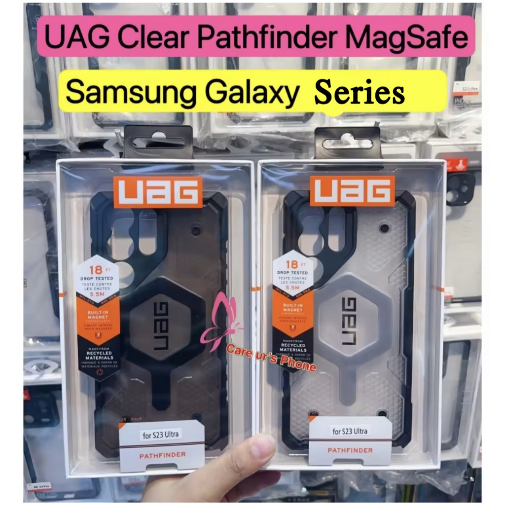 UAG Plasma Case เคส ชาร์จได้ สำหรับ SAMSUNG Galaxy S22 S24 S23 ultra S24ultra S23ultra เคสกันกระแทก เคสใส แม่เหล็ก