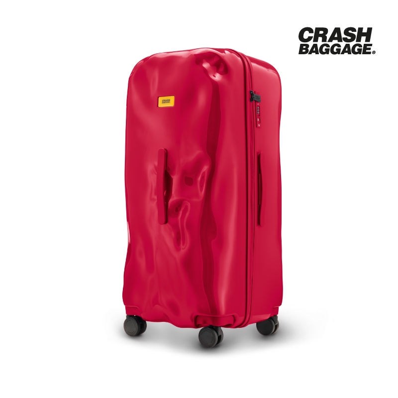 CRASH BAGGAGE กระเป๋าเดินทาง รุ่น TRUNK สีแดง ขนาด 31.4"