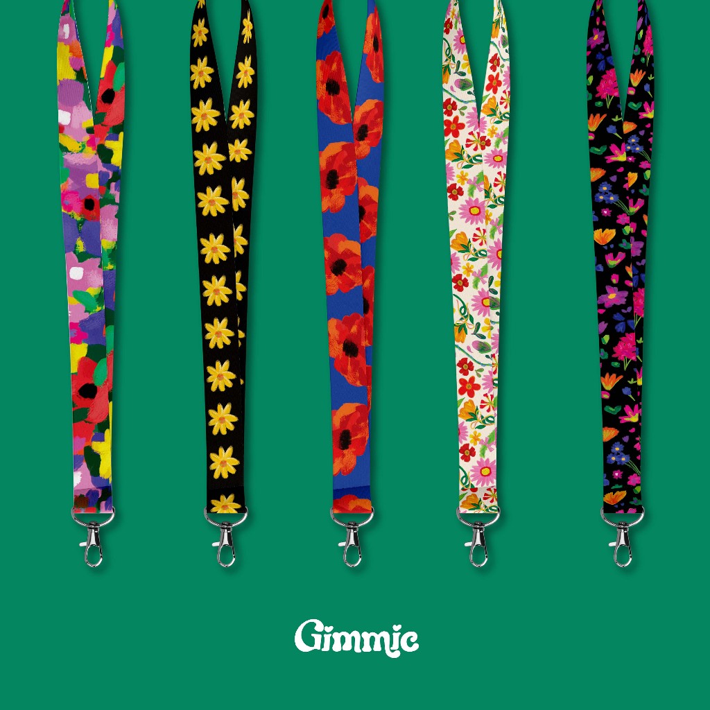 NEW ARRIVAL! ✨LANYARD🌷 สายคล้องคอ คอลเลคชั่นใหม่จาก Gimmic อบอวลไปด้วยดอกไม้นานาพันธุ์สุดๆ 🍂🌸💐🌻🌼
