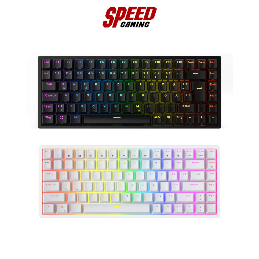 ROYAL KLUDGE RK84 MECHANICAL RGB KEYBOARD GAMING WIRELESS  (คีย์บอร์ดไร้สาย)  By Speed Gaming