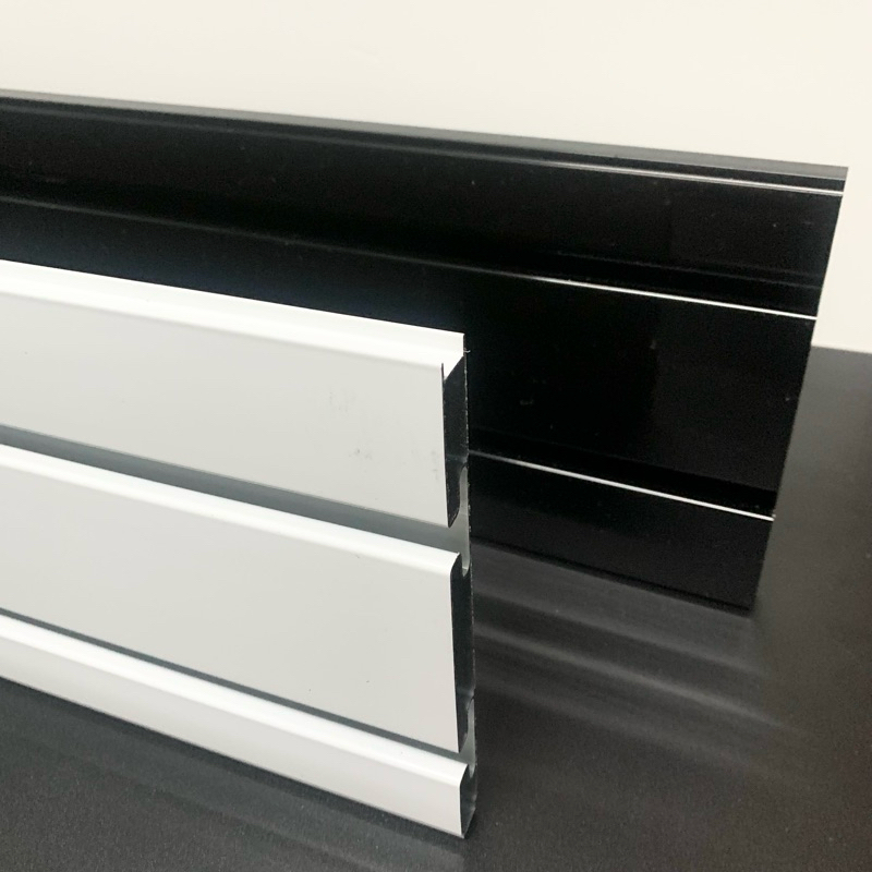 แผ่นอลูมิเนียมผนังร่อง SLATWALL ร่องลึก 1 ซม ขนาดสินค้า 16x120 cm