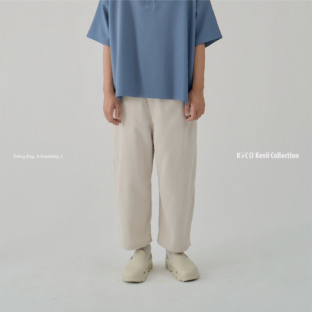 Kevii Collection - 218 - BNN Ankle Pants เอวยางยืดด้านหลัง แบ็กกี้ขาสอบ