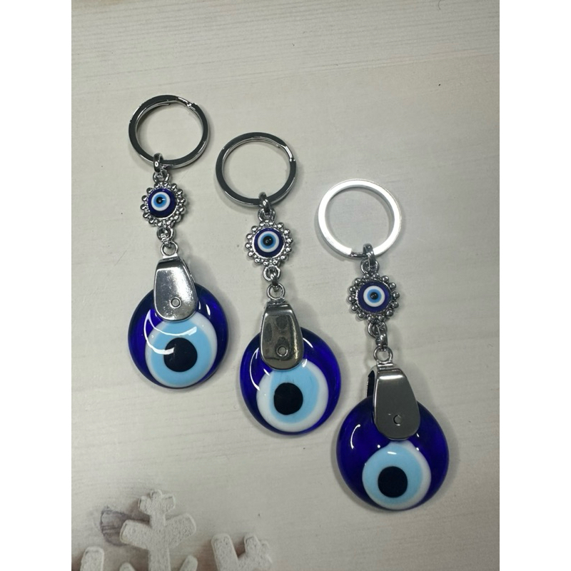 Nazar (amulet) พวงกุญแจ Evil eye 🧿 ของแท้จากตุรกี Evil eye ทำจากแก้ว งาน Hand made