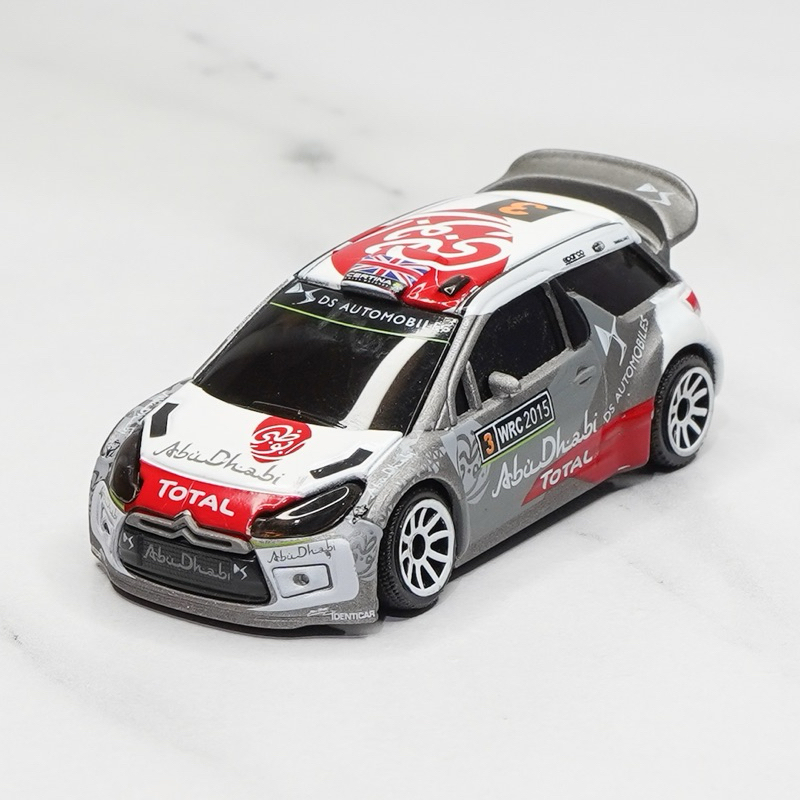 โมเดลรถเหล็ก มาจอเร็ตต์ Majorette Citroen DS3 WRC No.3 สีเทา-ขาว-แดง