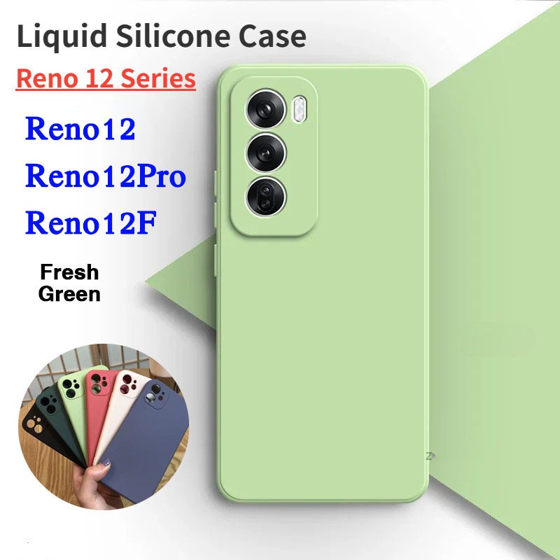 เคสโทรศัพท์ TPU แบบนิ่ม สีสันสดใส สําหรับ OPPO Reno 12 PRo 12PRO 5G 12F Reno12 A3X A3Pro เคสซิลิโคนนิ่ม กันกล้อง – โปรปัง