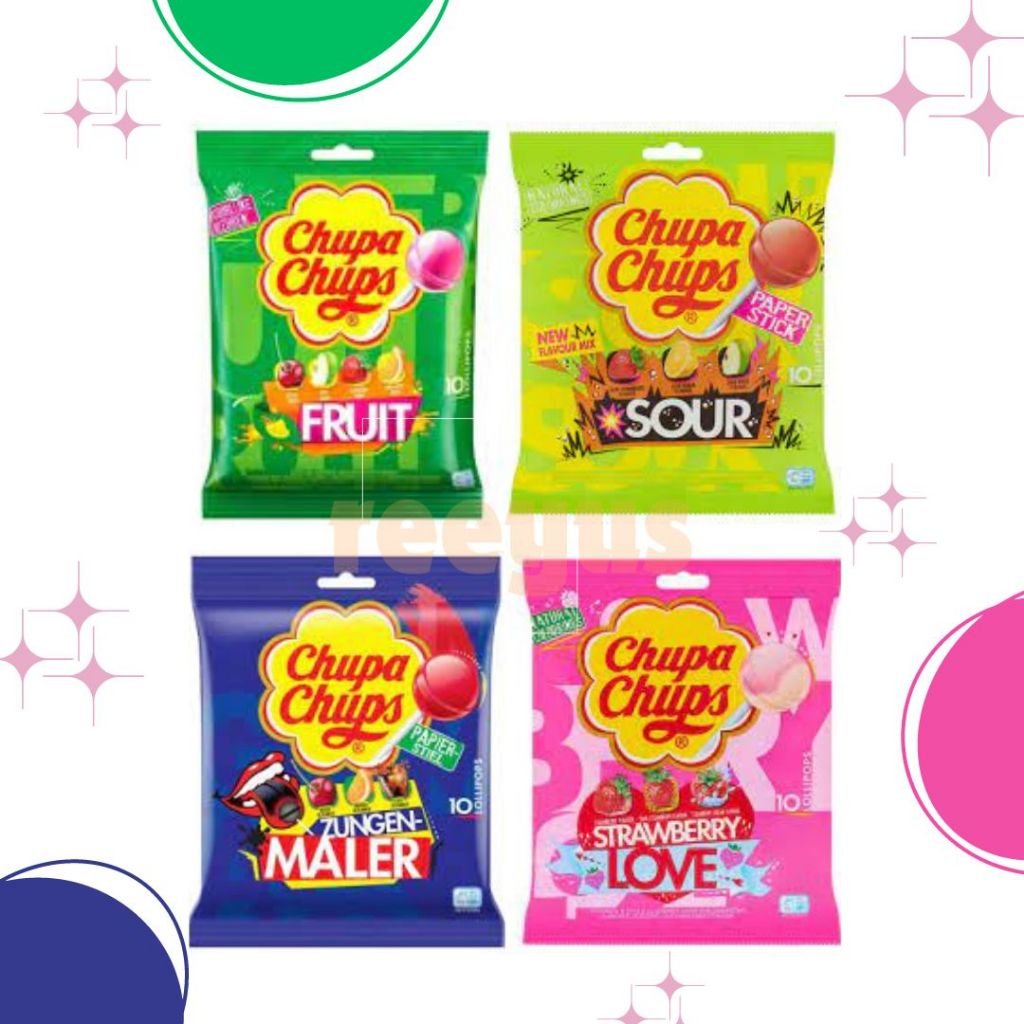 Chupa Chups Lollipops มี 5 รส น้ำหนัก 120 กรัม