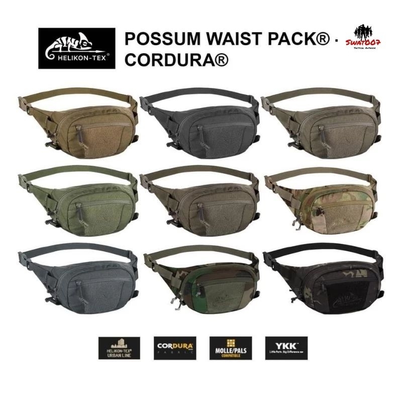 กระเป๋าPOSSUM WAIST PACK เเบรนด์Helikon Tex