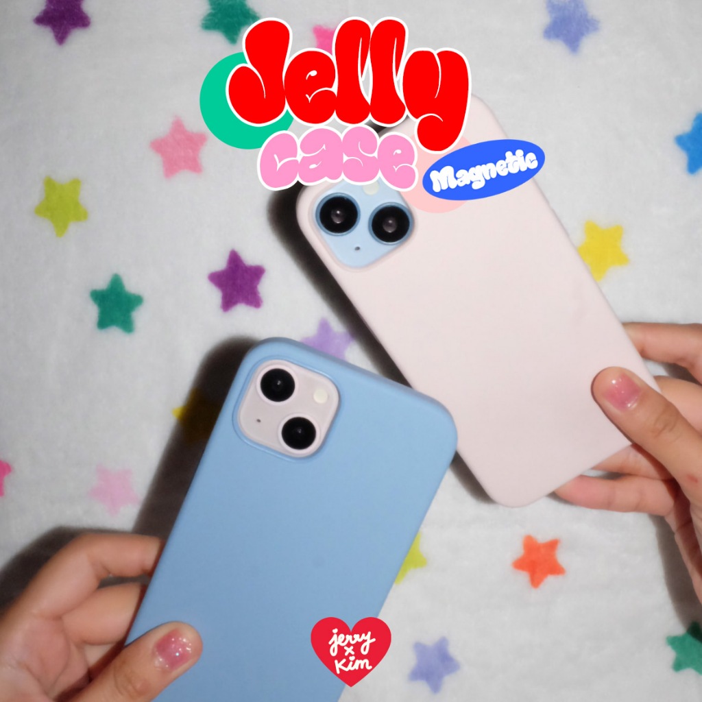 Jelly silicone magnetic case🤳🏼 Jerryxkimdotstick