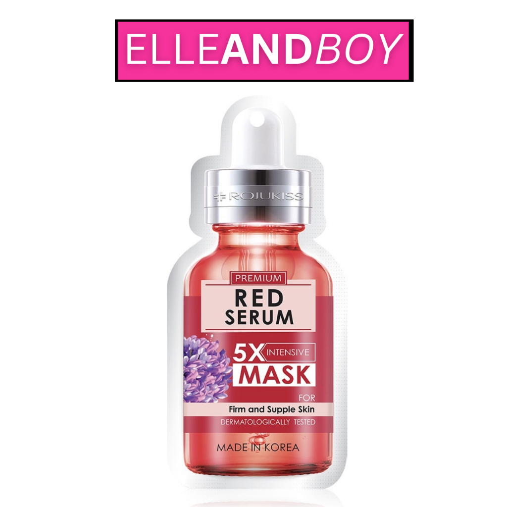 มาส์กหน้า ROJUKISS สูตร Red Serum 5X Intensive Mask (25ml.) มาส์ก โรจูคิส