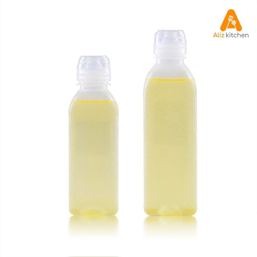 ขวดบีบนมข้นหวาน ขวดซอสพลาสติก Sauce bottle พร้อมฝาปิด ความจุ 300ml 500ml วัสดุ PE เกรดอาหาร Aliz Kitchen