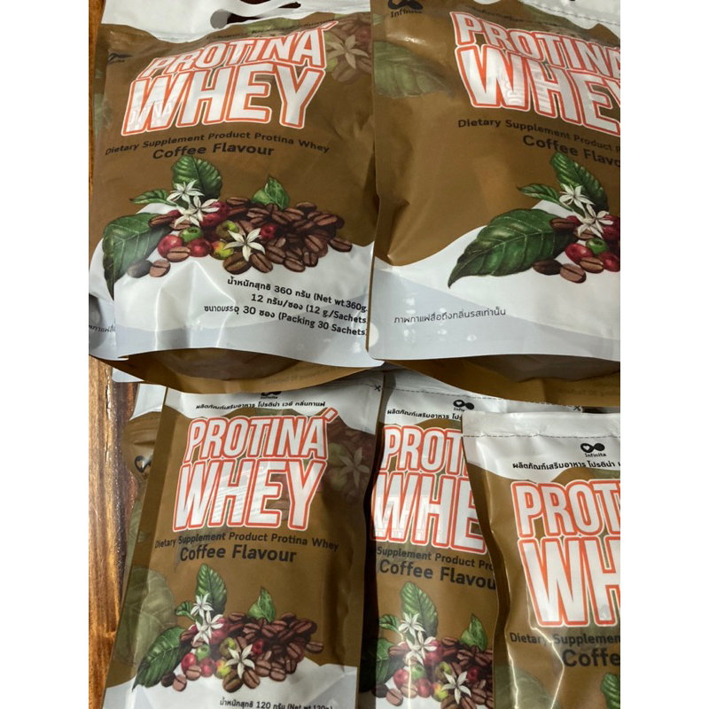 Protina  Whey coffee flavor  (30) ซองของแท้100%