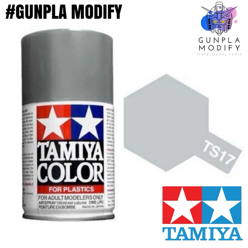 TAMIYA TS-17 Glossary Aluminum สเปรย์กระป๋อง ขนาด 100 ml